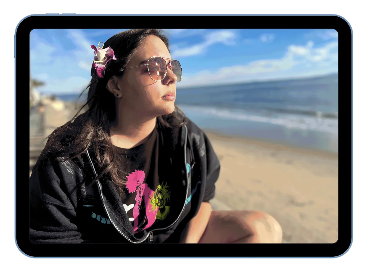 Full-screen slideshow in Encore Frame